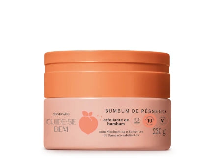 Crema Esfoliante Cuide-se Bem Bumbum de Pêssego